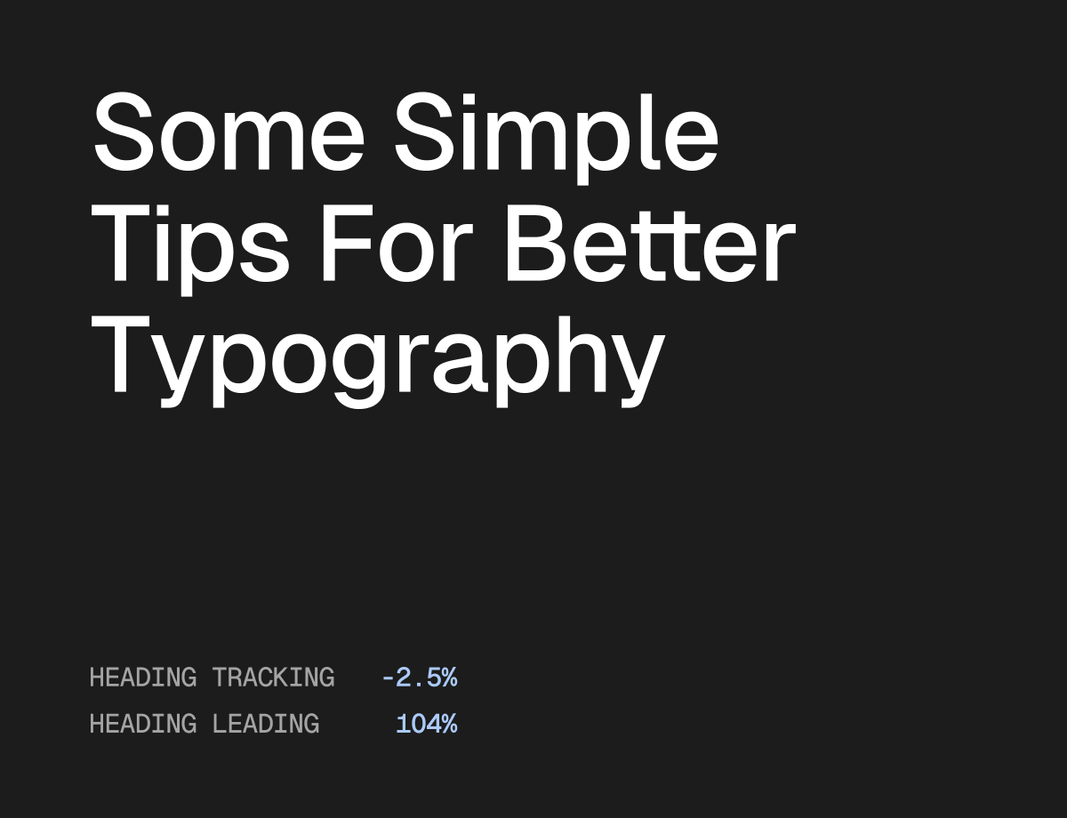 Adjusted Heading Example