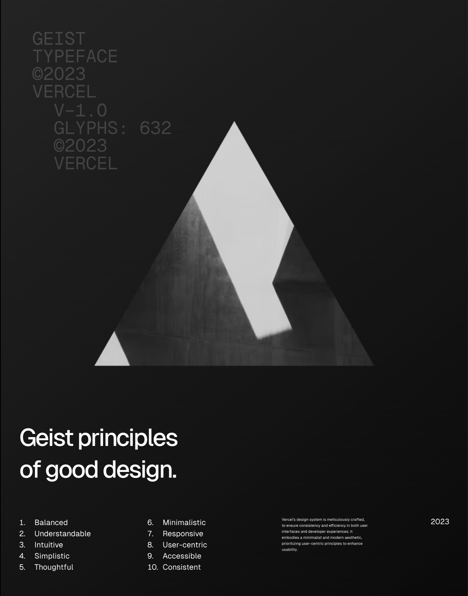 Contrast on a Poster