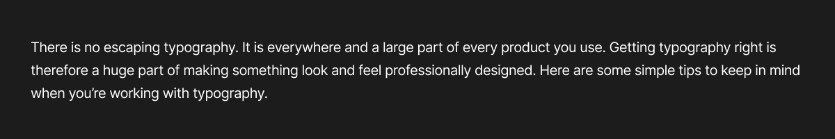 Paragraph width long