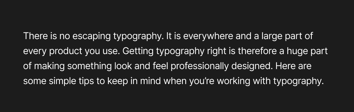 Paragraph width short