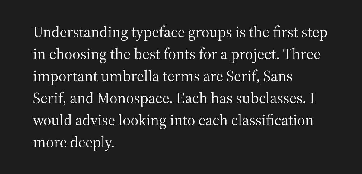 Source Serif 4, a Humanist Serif